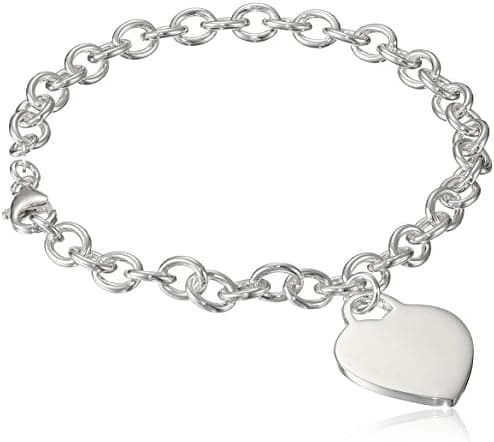 Amazon Collection Heart-Tag Bracelet